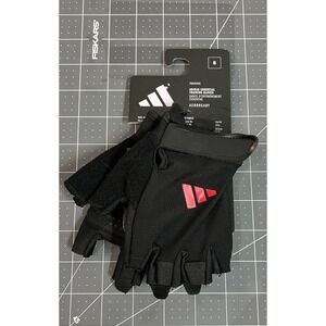 Adidas Essential Adjustable Training Gloves Aeroready Black Red Small ADGB-15001